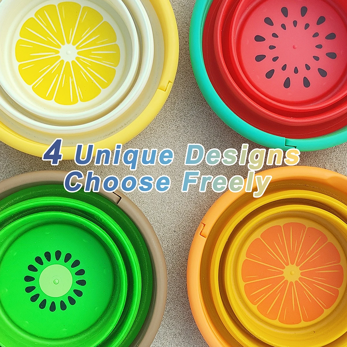 Kinderkeuken Opvouwbare emmer Fantasiespel Opslag Fruit Kinderen spelen Buitenplezier Onderwijs Speelgoed voor jongens Meisjes Strandcadeaus