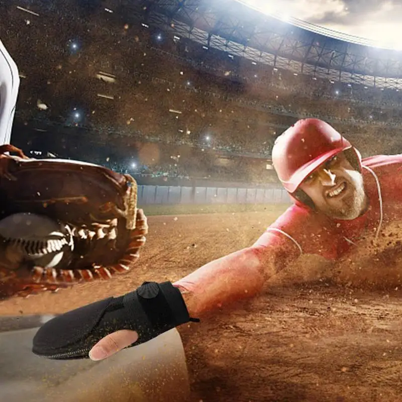 Sliding Mitt For Baseball Breathable Sliding Mitt Elastic Sliding Gloves For Baseball Protective Baseball Hand Guard For Adults