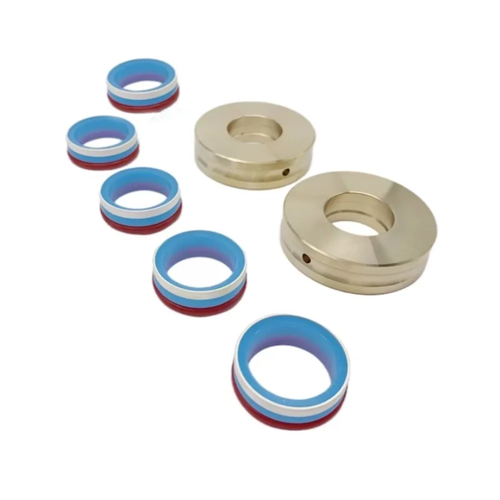Cerchio di tenuta 100054-1 Intensificatore getto d'acqua Kit guarnizioni HP 302004-1 Per H2O 60k O-ring ad altissima pressione UHP Rosso scuro 400042-119-80