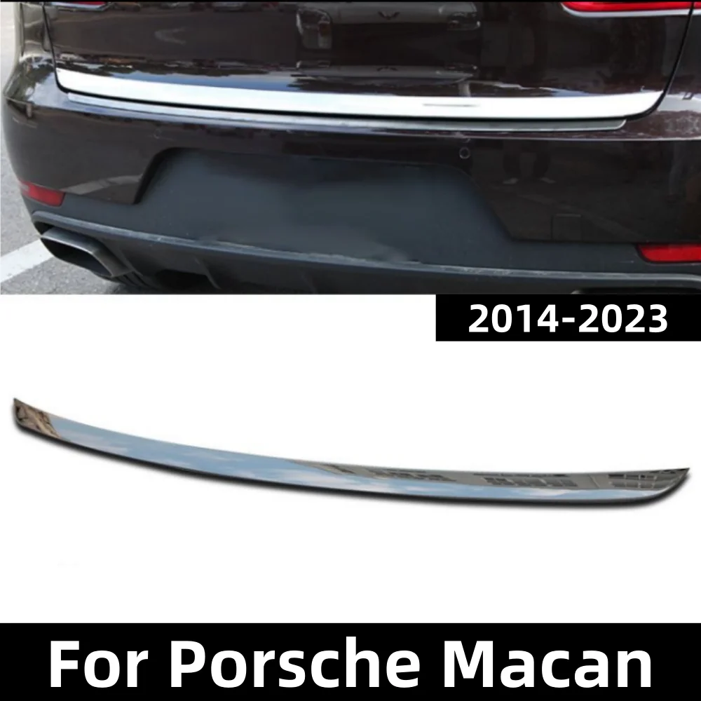 

For Porsche Macan 2014-2023 trunk tailgate stainless steel decorative strip