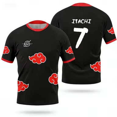 2026 New Men's Soccer Jersey Summer Sports Cartoon Style Anime Children's T-Shirt Top