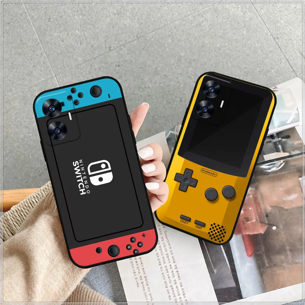 Game Machine Pattern Boy Case For Realme C55 C53 C35 C33 C31 C30 C30S C21 C21Y C20 C15 C12 C11 GT Neo 2 Narzo 50 50I 50A Cover