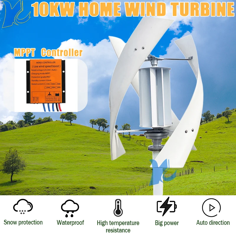 Heimboot-Windkraftanlage 8KW 1 – Horizontal Wind Turbine 10Kw Bewertung und Preis