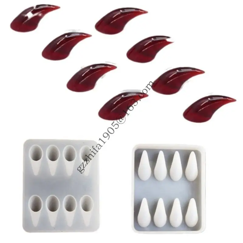 Khuôn silicon kháng nhiệt cho sừng quỷ tiết và móng vuốt phù hợp với nguồn cung cấp thủ công nhựa và nướng A5ke