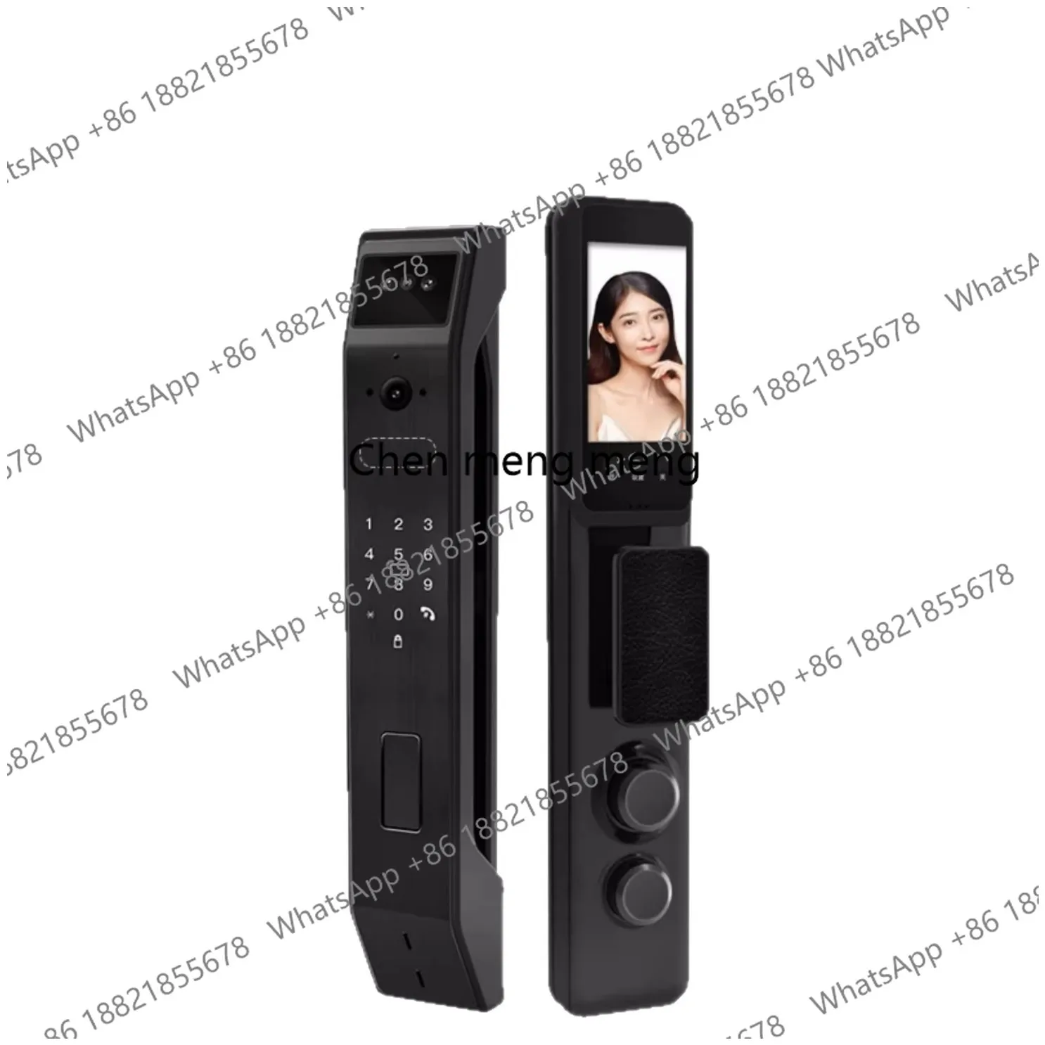 

Smart lock facial recognition fingerprint, home, security door visual automatic electronic password lock