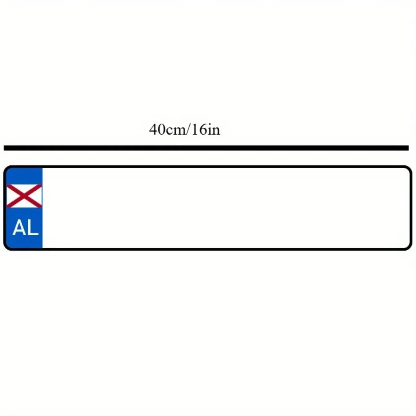 لوحة ترخيص السيارة القابلة للتخصيص - مثالية لإضافة لمسة شخصية لتزيين السيارة، وديكور السيارة العالمي.