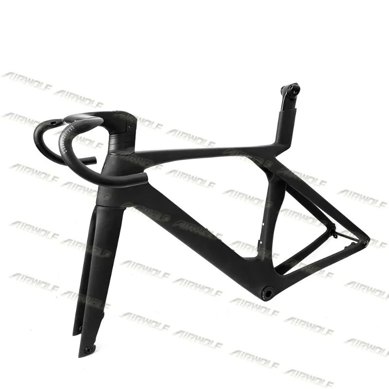 2024 Airwolf Gen 7 Carbon Road Bike Frame Max 700*28C Tires Climbling Bike Frame Disc Brake BB T47 Carbon Bicycle Frameset