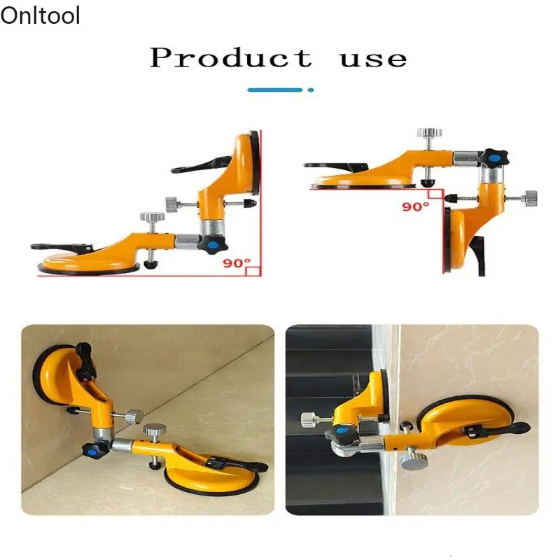 Angle Adjustable Fixed Splicing Suction Cup Right Angle Fixer Glass Tile Slate Yin And Yang Angle Installation Tool Deam Leveler