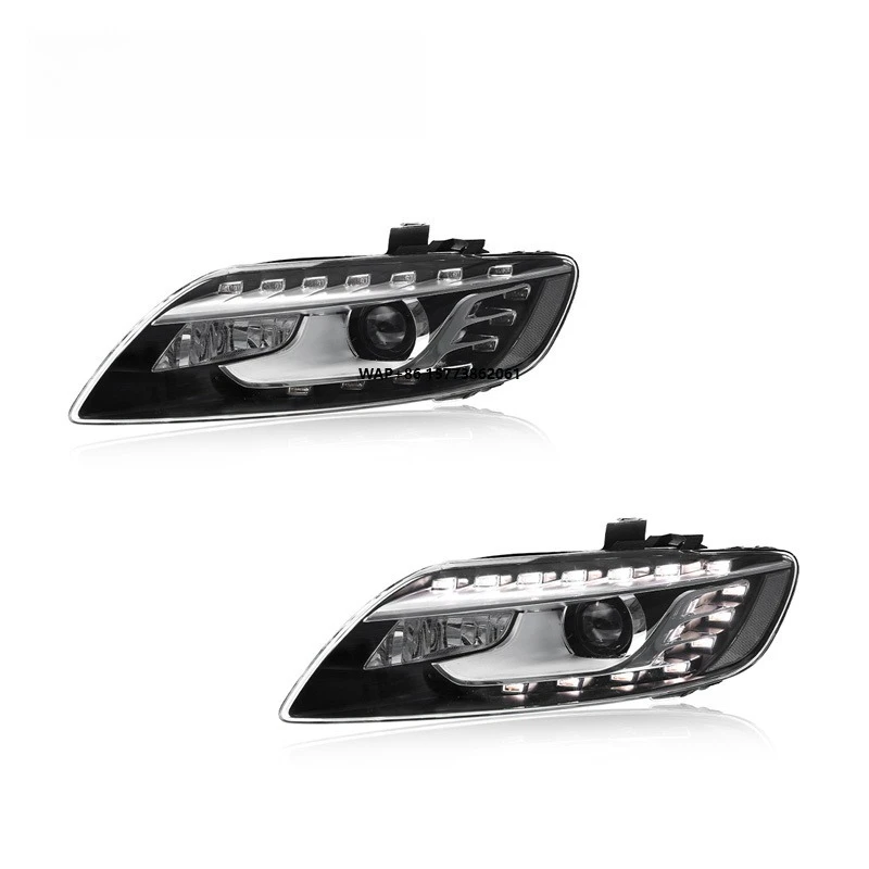 1 Set for 06-09 Q7 Headlight Assembly Modification, Old and New LED Daytime Running Lights, Led Headlights