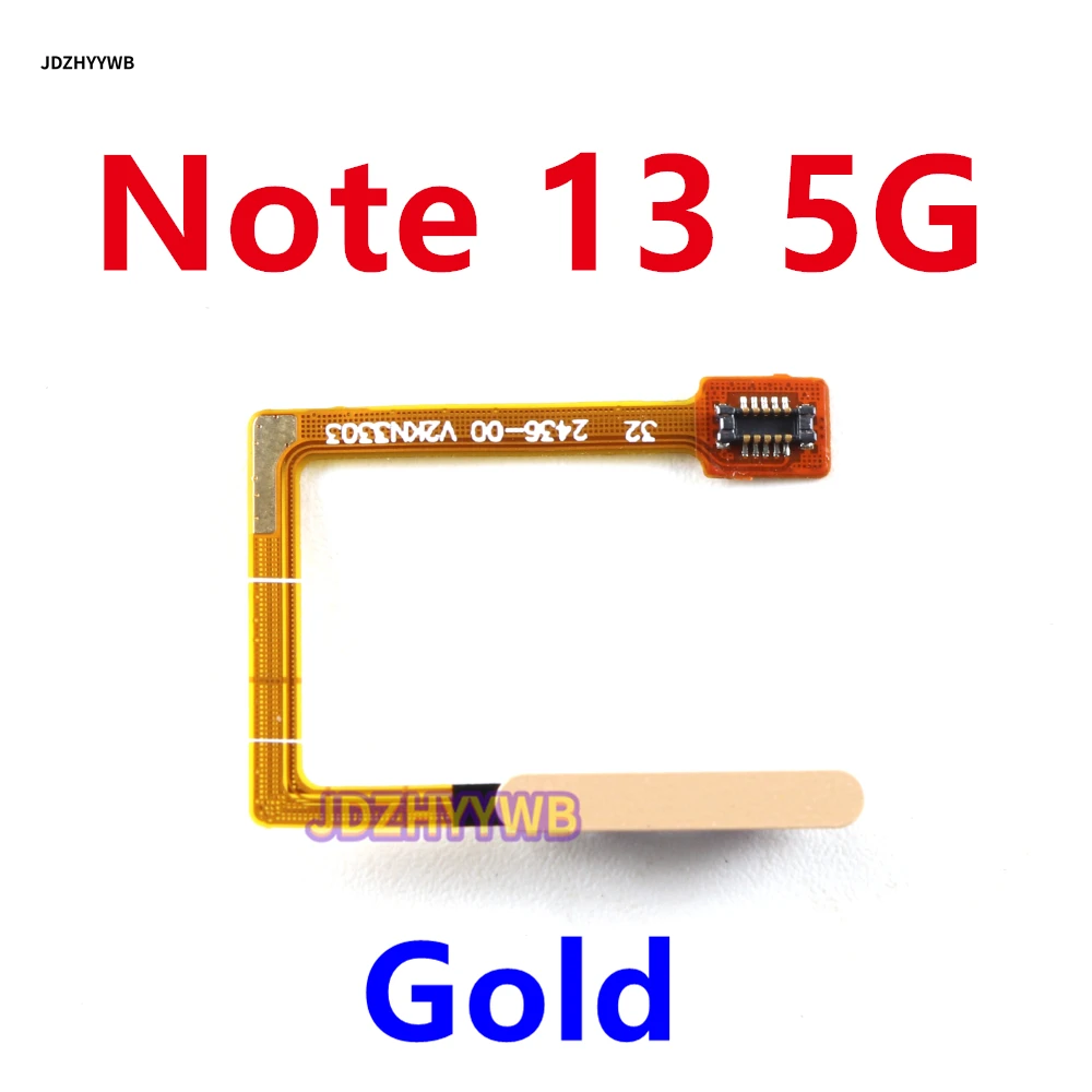 For Xiaomi Redmi Note 13 5G Home Button Fingerprint Menu Return Key Sensor Flex Cable Note13