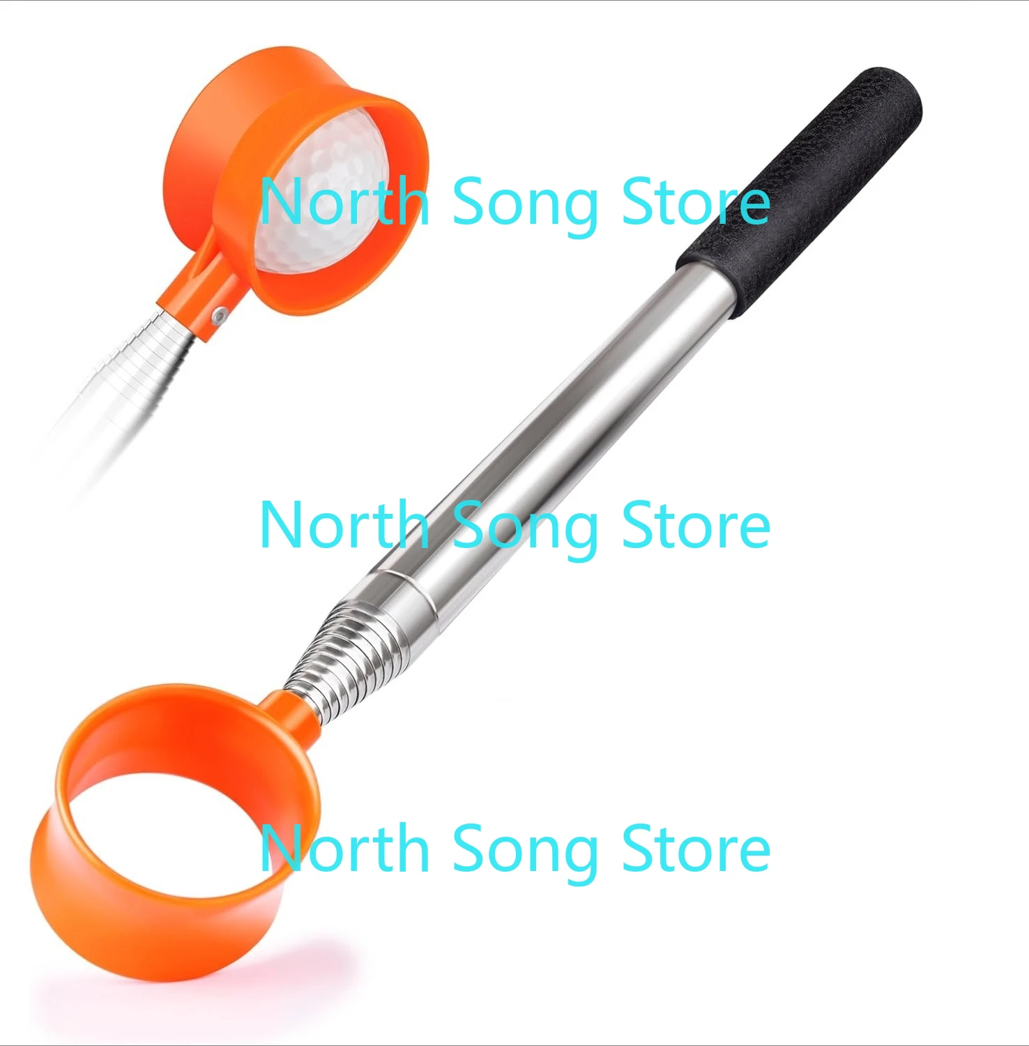 

Golf Ball Retriever Telescopic for Water, 9Ft/12Ft Stainless Steel Golf Ball Retriever, Professional Golf Ball Retriever