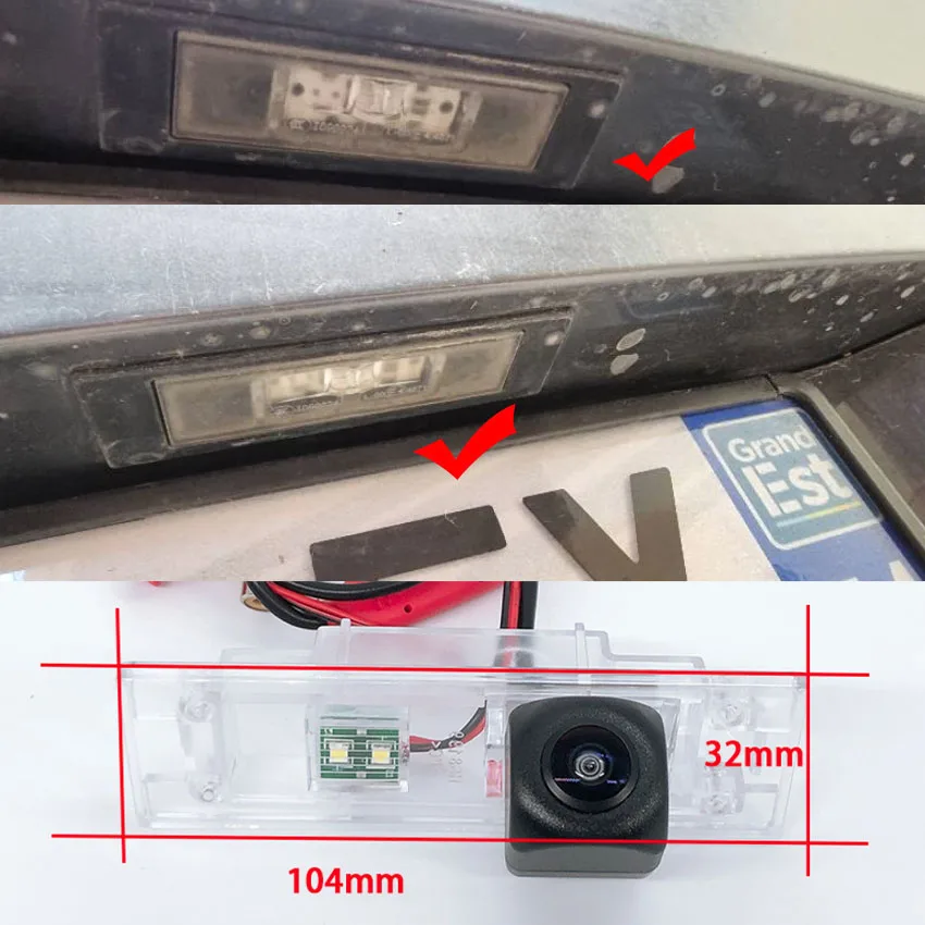 Back up Rear View Car Reversing Parking Camera Night Vision High quality RCA For BMW 6 F12 F13 F06 2011 2012 2013 2014 2015