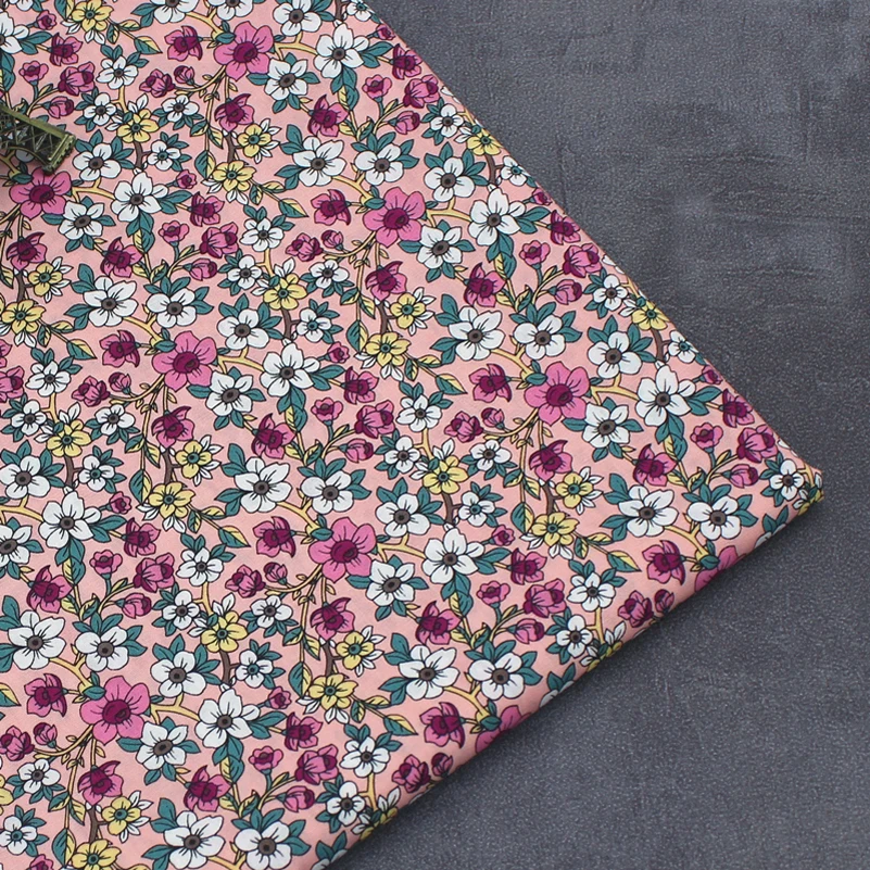 Liberty Fabric Muslin Cotton Poplin Printed Soft DIY Handmade for Sewing Clothes by Half Meter