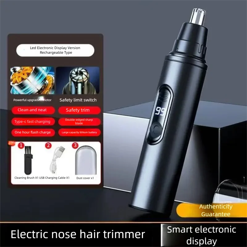 

Electric Nose Trimmer USB Rechargeable Trimmer For Nose And Ear Hair Nose Hair Shaver For Women And Men Painless Eyebrow