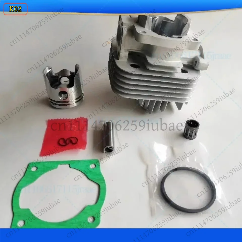 LK 1E40F-5B Cylinder Kit 40mm Piston Ring Bearing Gasket Roller for 2-Stroke Brush Cutter Trimmer Auger, Replacement Parts