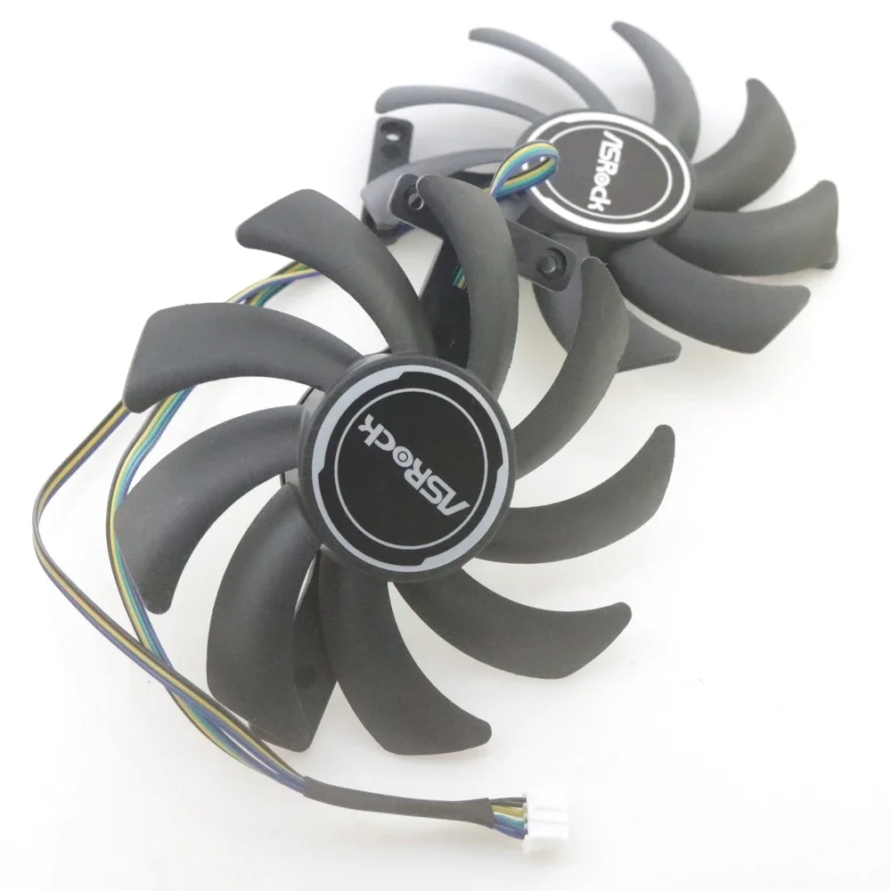 95mm PVA080E12R T12925SU 12V 0.50A 4Wire 4Pin VGA Fan For ASROCK 5500XT RX5600XT Phantom Gaming Graphics Card Cooling Fan