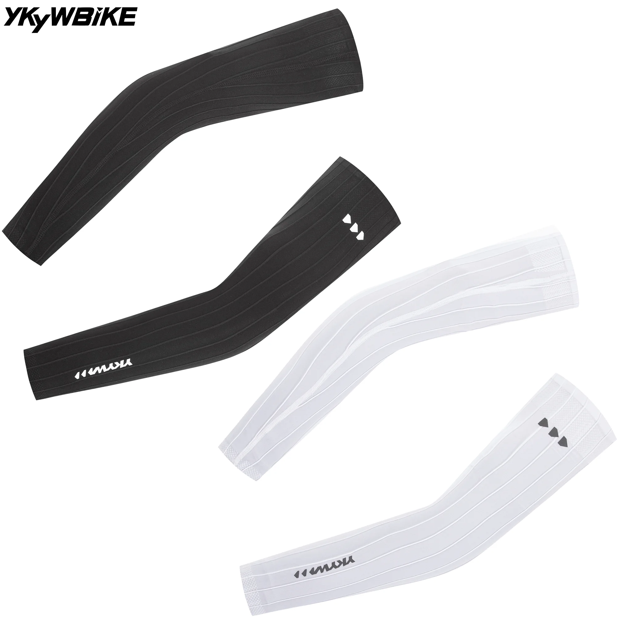 YKYWBIKE Fahrrad-Armstulpen Unisex Aerodynamische Rennrad-Armstulpen AeroFlex 3D Hochelastische Outdoor MTB Fahrrad-Armstulpen