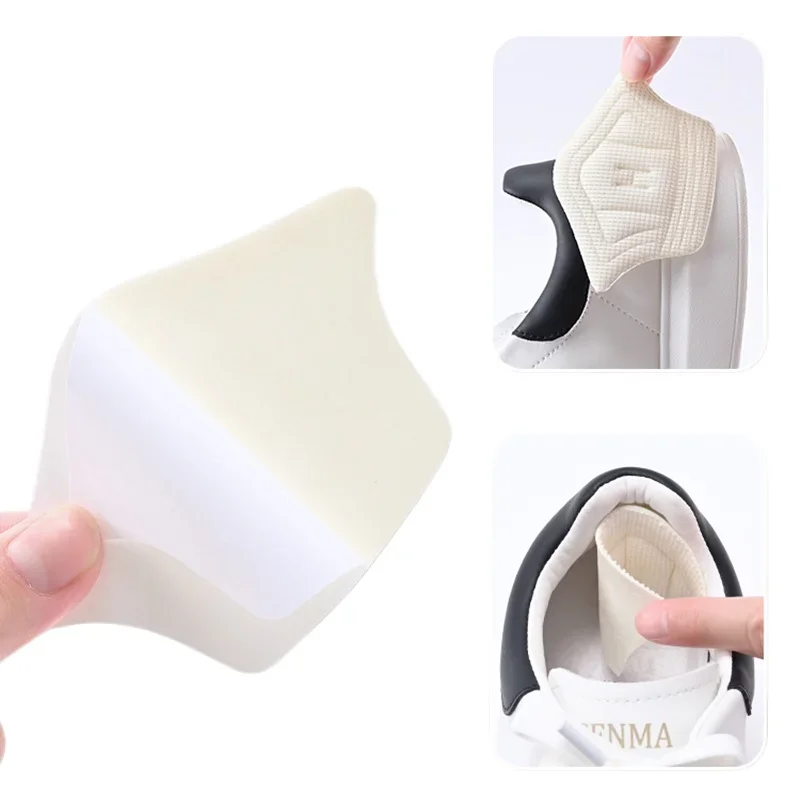 3pair/6pcs Insoles Patch Heel Pads for Sport Shoes Back Sticker Adjustable Size Antiwear Feet Pad Cushion Insert Insole Inserts image 4