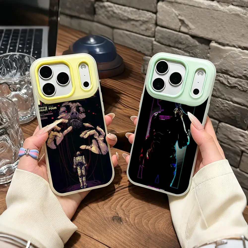 

Movie R-RoboCop Phone Case Dual-Layer Shockproof Phone Case Soft TPU Inner PC Back For iPhone 14‑17