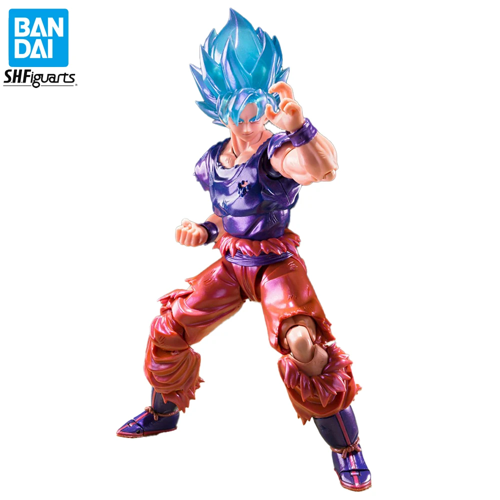 

In Stock Original S.H.Figuarts Son Goku (God Super Saiyan Kaiouken) 145 mm Exquisite Anime Action Figure Collectible Model Toys