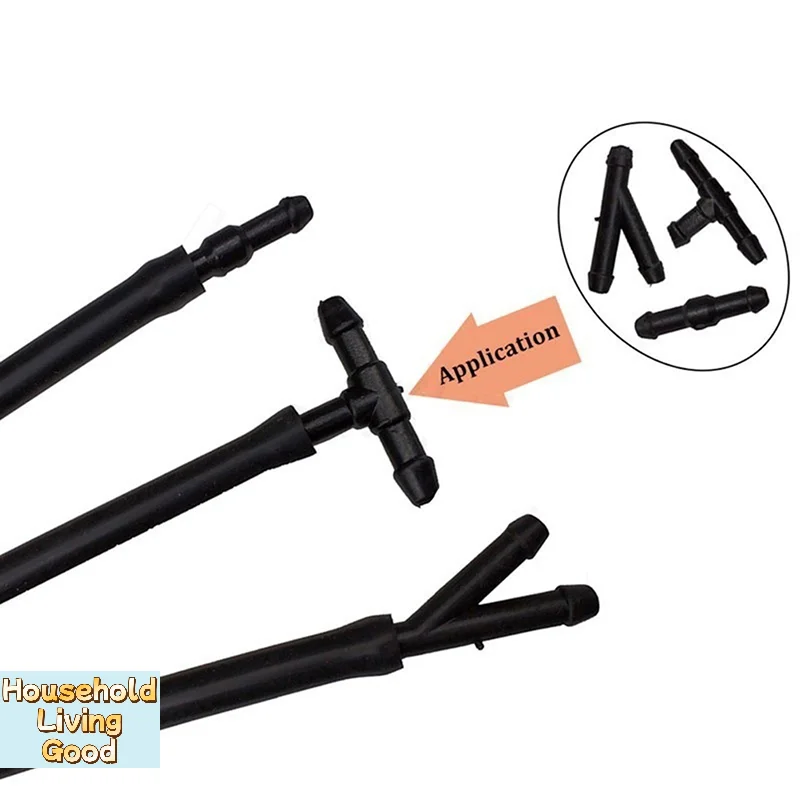 

【18pcs Car Wiper T Y I Type Windshield Washer Pipe Water Hose Tube Joint Car Accessories】