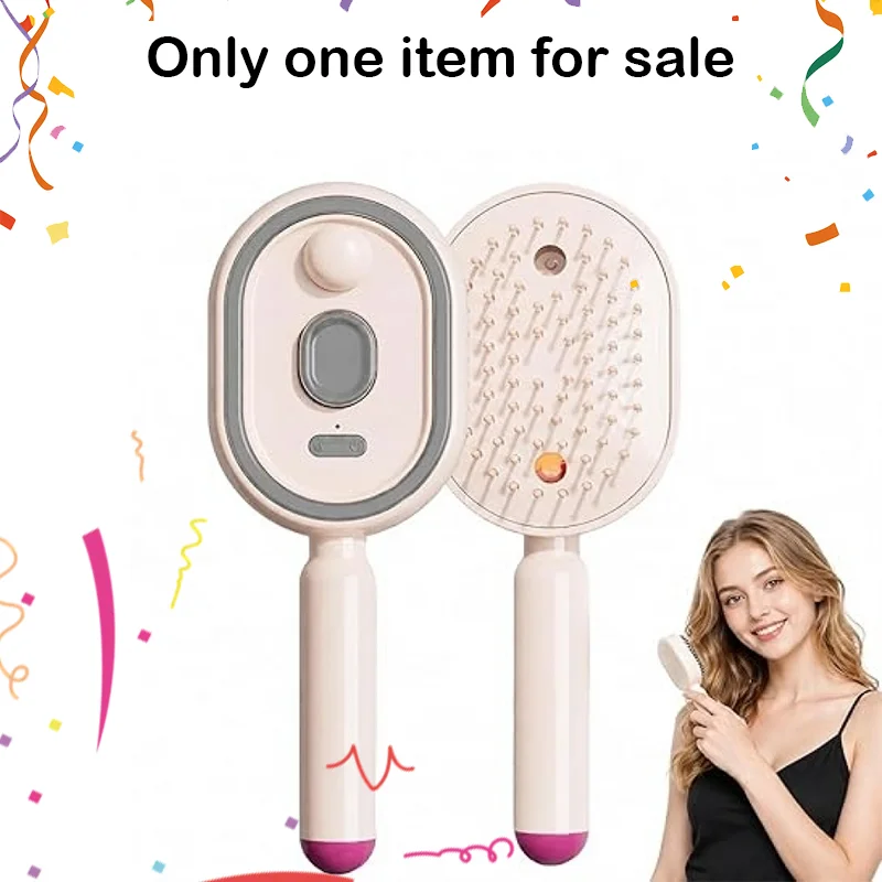 New automatic spray massage comb for hair care, anti-knot & plump hair. Electric massage comb, great holiday gift choice