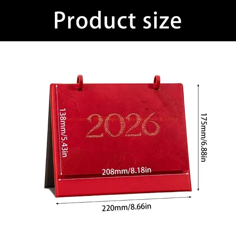 2026 الإبداعية البسيطة أجندة مكتبية /رزنامة مكتبية ديكورات القرطاسية المدرسة سطح المكتب مخطط #6