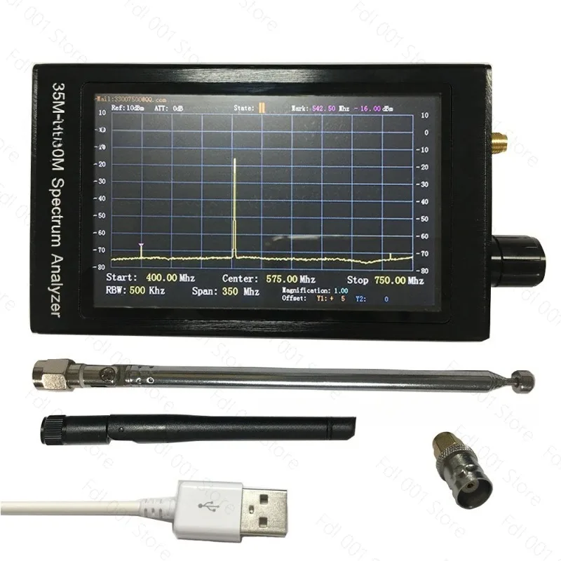 Handheld Spectrum Analyzer 35MHz-4400MHz RF EMC Tester for Lab
