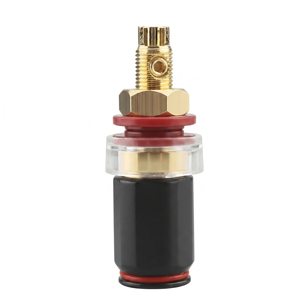 Professional Banana Plugs Solderless Speaker Cable for HiFi Audio System Gold Plated Binding Post Amplifier Connector Durable