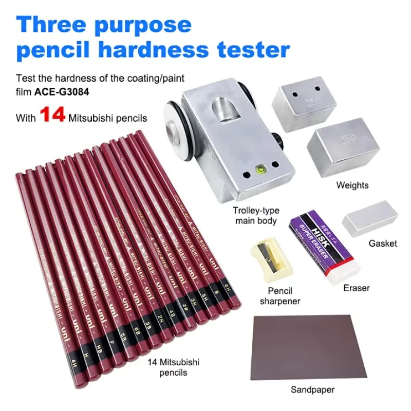 For Quality Control in Automotive Paint and Coating Small Car Pencil Hardness Tester Multi-Purpose 3-in-1 Tool