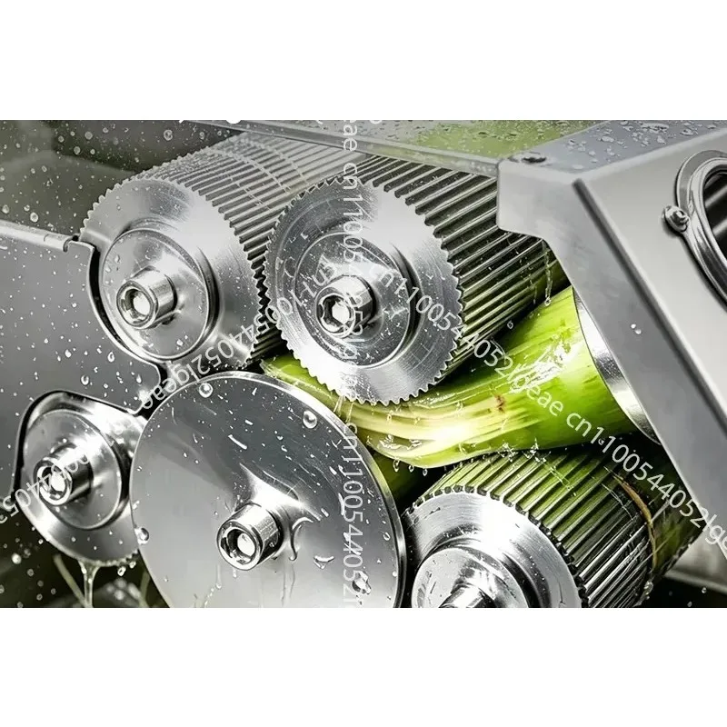 Commercial Automatic Electric Sugarcane Juicer Stainless Steel Sugarcane Press Sugarcane Juicer