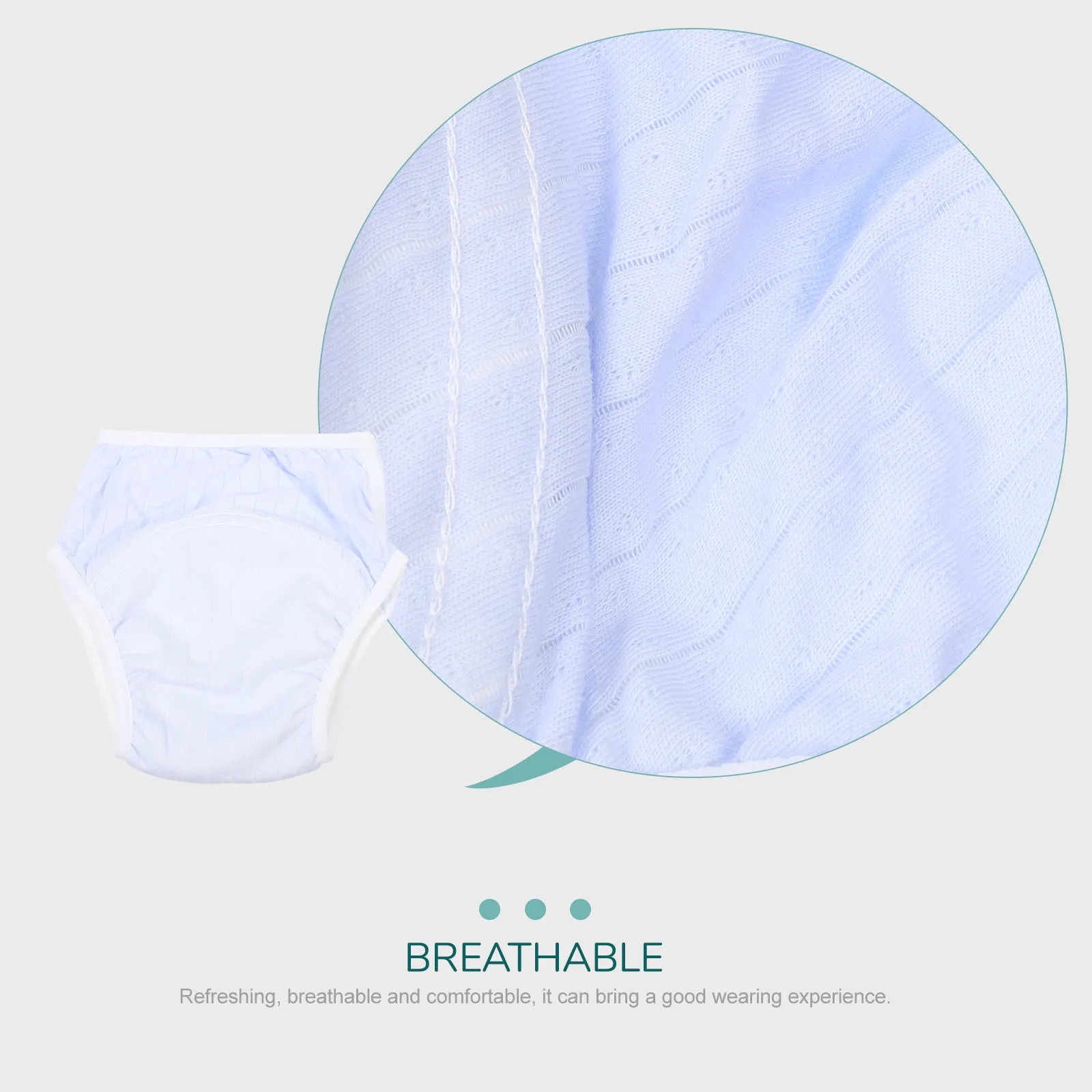 

Leak-proof Underwear Reusable Nighttime Training Pants Baby Girls Potty Nappies Washable Diaper Cotton for Toilet