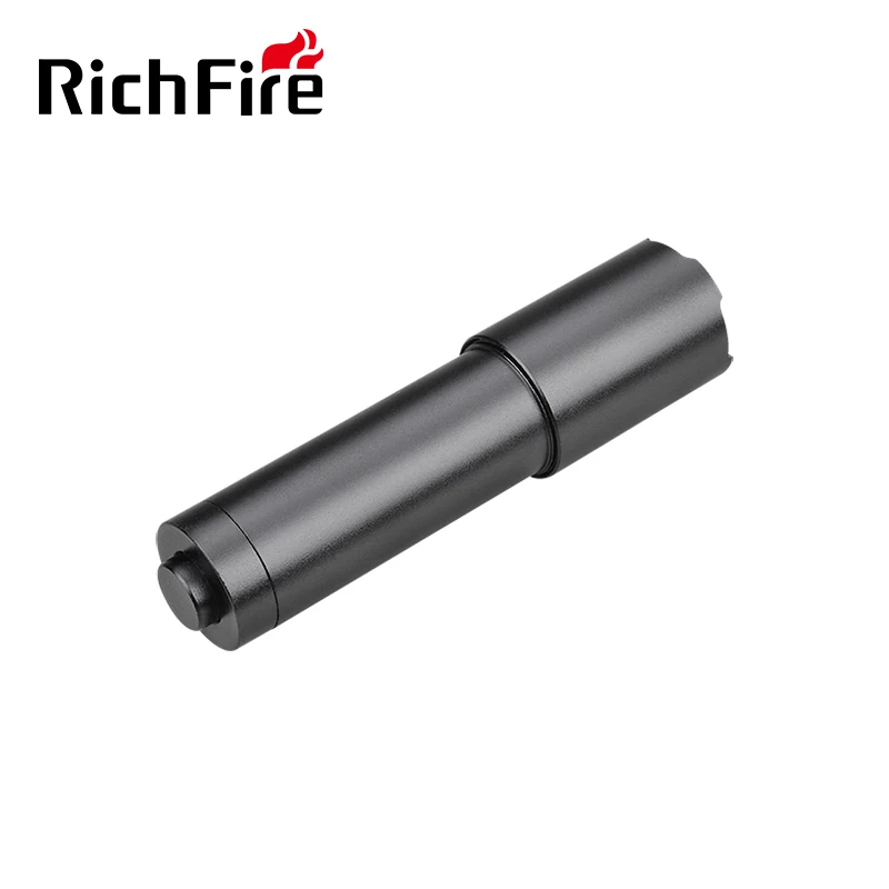 Richfir Mini LED Flashlight 1 Modes 400lm Powerful Gift Waterproof Keychain Torch by CR123A Battery for Camping Self Defense