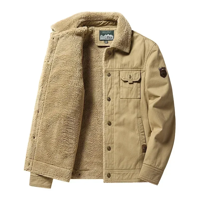 

Men Winter Jackets Coats Thicker Warm Down Jackets Good Quality Men Cotton Casual Jackets Fleece Outerwear Winter Coat Size 6XL