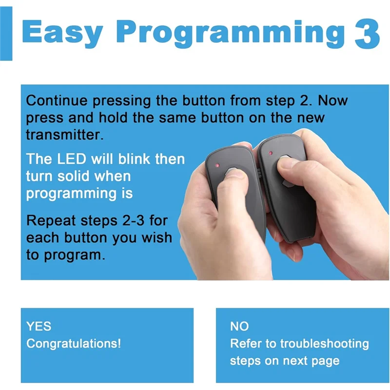 【人気商品】2パックガレージドアオープナーリモートシナジー380、315Mhzリモートトランスミッターガレージドアリモコン用