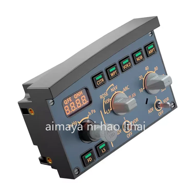 

Полноразмерный модуль управления полетом EFIS, передняя панель приборов с джойстиком для кабины пилота xplnae12