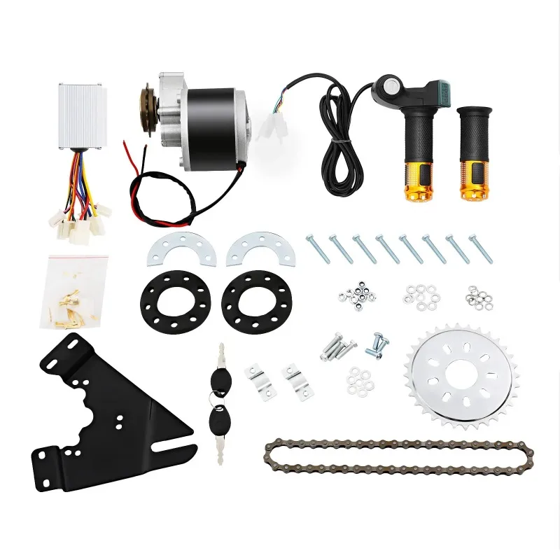 

24V 250W Twist Kit Conversion Brush Motor Set For Common Bike