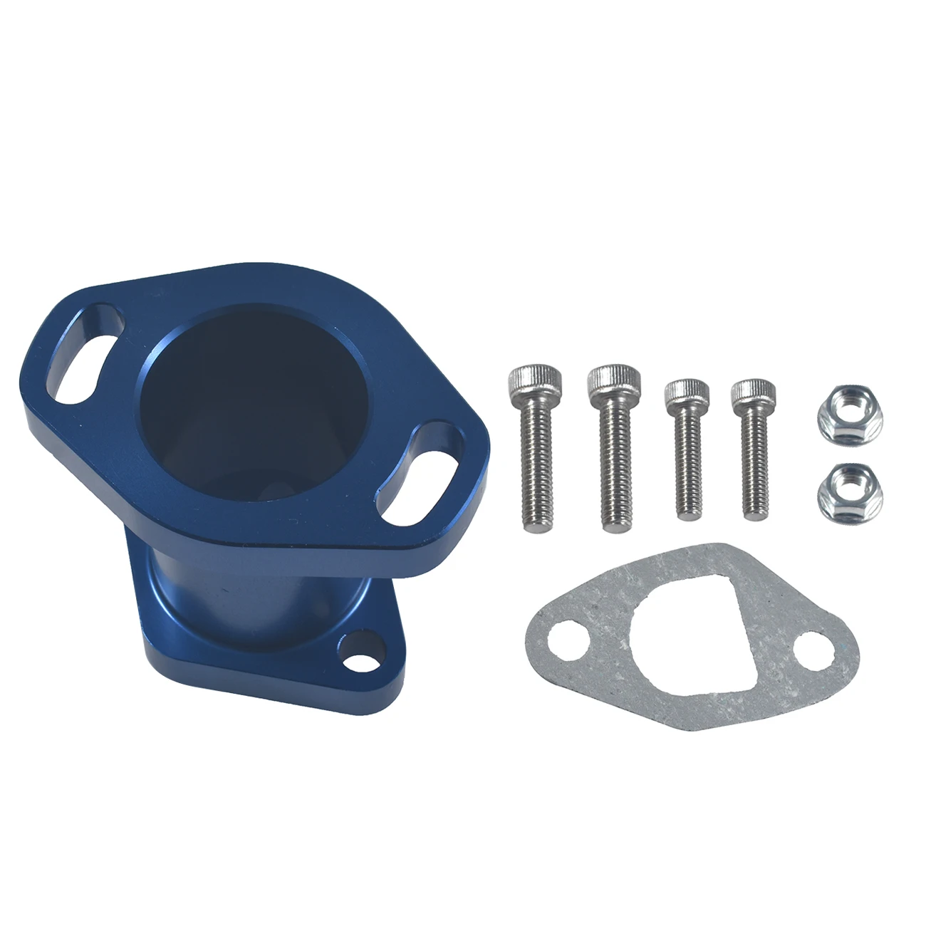 Blue Intake Manifold For Predator 212cc GX200 196cc Mini Bike Go Kart Motorized Bike Part