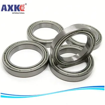 5pcs Free Shipping Double Shielded Deep Groove Ball Bearings 16007ZZ 35*62*9 Mm Inch Bearing AXK Steel Ra 0.8