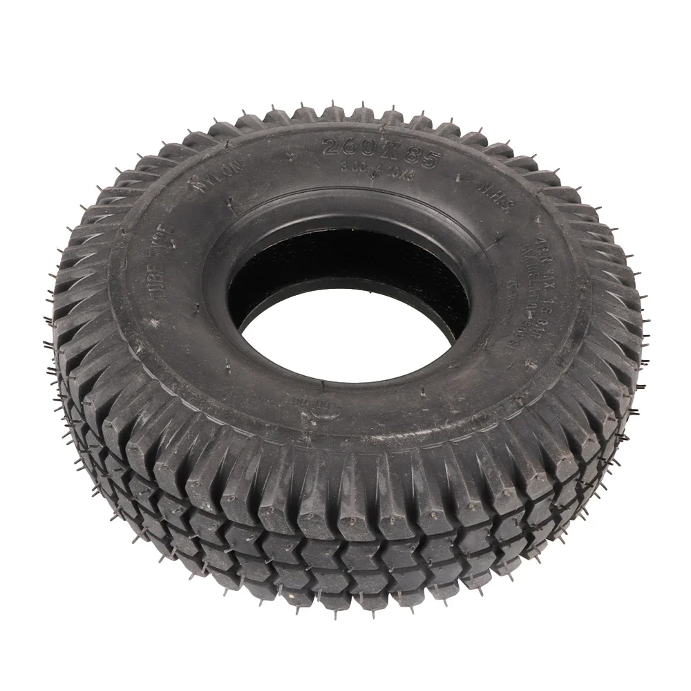 Wear Resistant 4.10/3.50-4 Inner Tube 260X85 Knobbly Block Tread Puncture Proof Outer Tire Set for Scooter Wheelchair