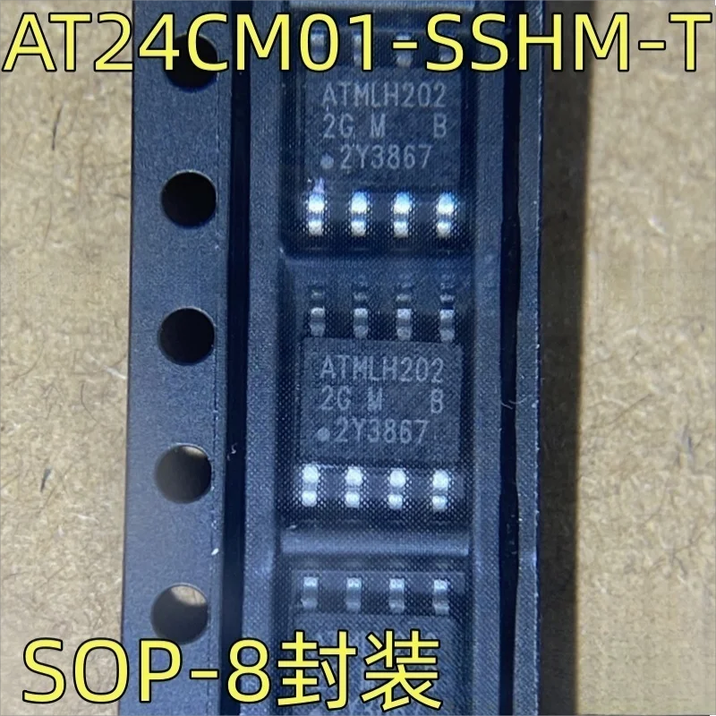 

10PCS AT24CM01-SSHM-T screen printed 2GM EEPROM memory chip IC SOP-8 packaging quality assurance