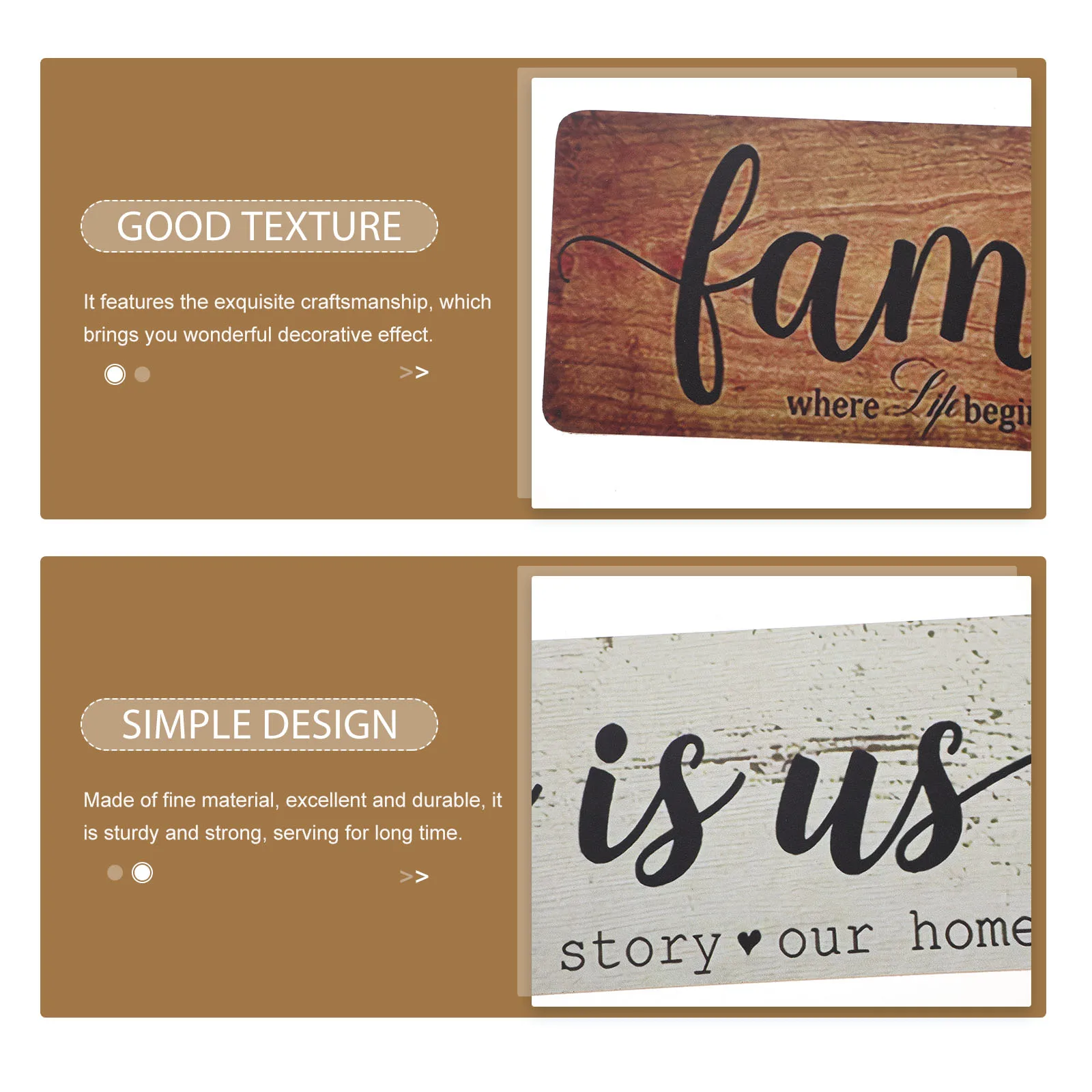

Wood Plaque Board Decor Rustic Wooden Farmhouse Wall Sign Home Density Board Sign Hanging Wall Hanging s DIY nament