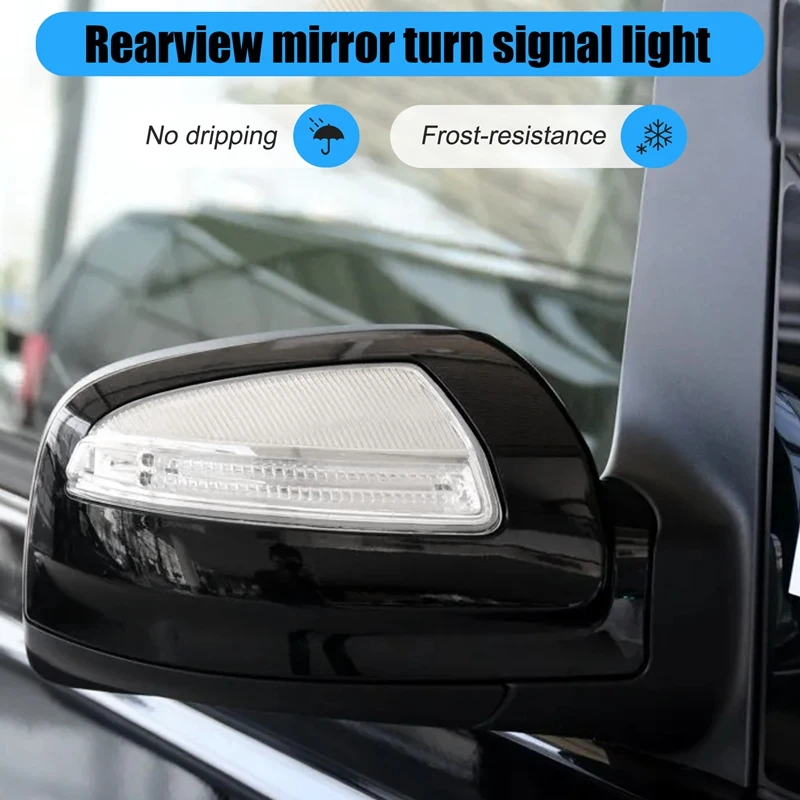 For Benz W164 GL350 GL450 GL500 ML350 ML300 ML320 Car Rearview Mirror Turn Signal Lights