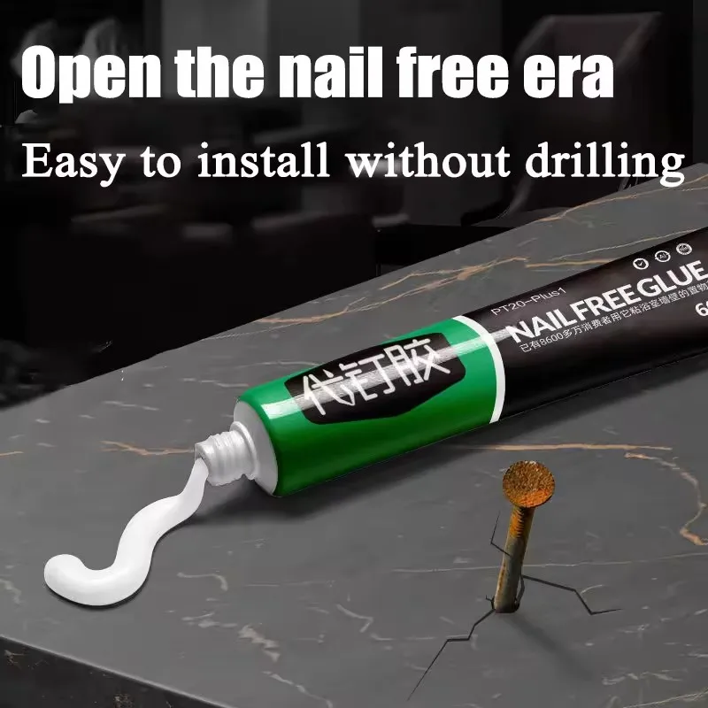 No More Nails White Instant Grab Adhesive Glue Multifunctional And Universal Super Glue For Paper Ceramic Metal Stone