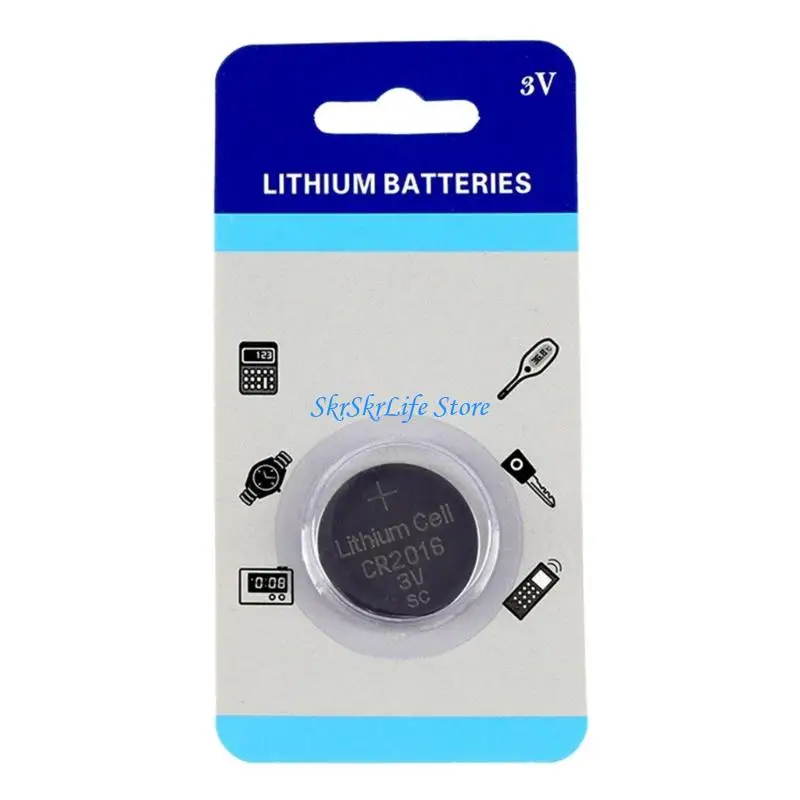 E65E Replacement Button Battery 3V /CR2025/CR2016 Cell Coin Battery for Watch Computer LED Light Remote Control