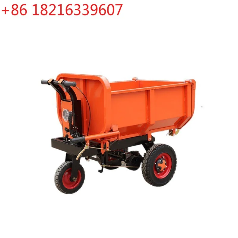 YAO electric trolley three-wheel tipping bucket tool truck handling and pulling manure, feeding and pulling goods