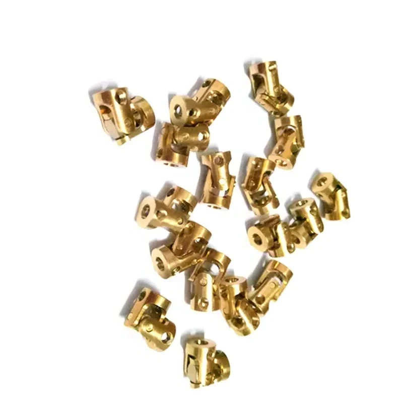 2PCS Micro 3mm-3mm Brass Universal Joint For 1/24 1/18 RC Car Boat Model