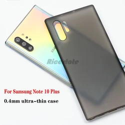 For Samsung Note 10 Plus Ultra Thin Plastic Translucent Matte Case For Samsung Galaxy Note 10 Plus Note10 Plus cover case