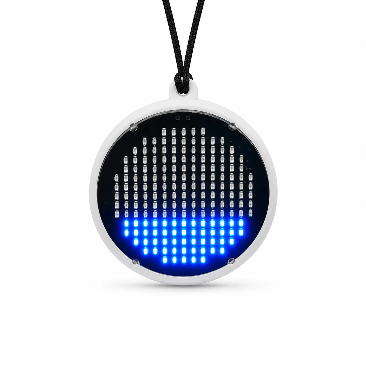 Image of Runder LED-Anhänger mit simuliertem Wasserfluss, Leuchtende Desktop-Dekoration, Ambiente-Licht für E-Sport-Räume