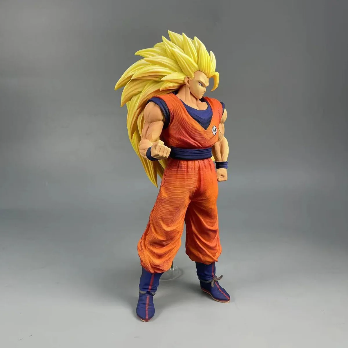 

11.8in/30cm Anime Dragon Ball Z Figure SSJ3 Goku Figure PVC Super Saiyan Statue 3 Gokou Collectible Model Toys Gifts